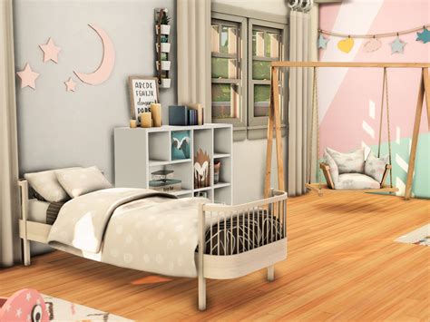 Sims 4 custom content child bed - horalarm