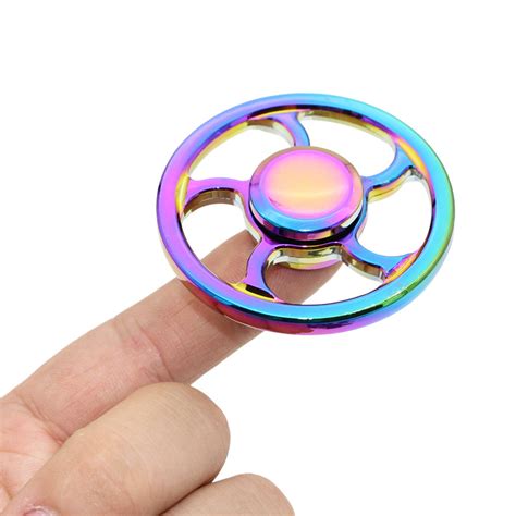 Round Fidget Spinner Rainbow – FidgetSpinners.com