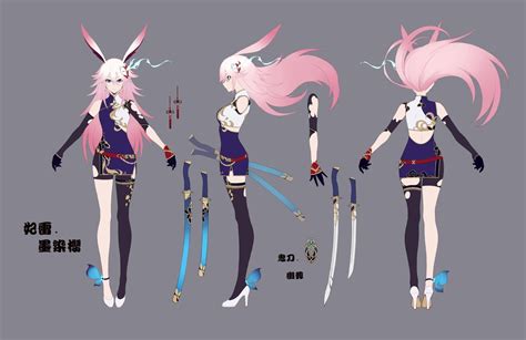 Anime girl 3d model sheet - enascoach