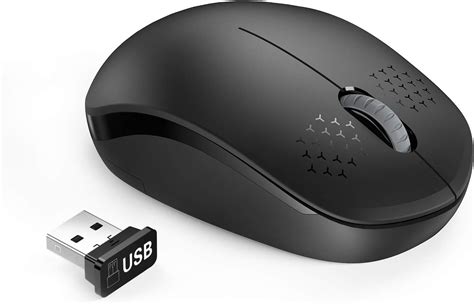 Seenda Wireless Mouse with Nano USB Receiver Noiseless 2.4G Wireless ...