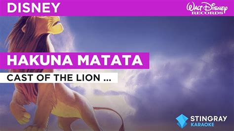 Prime Video: Hakuna Matata in the Style of Cast of The Lion King ...