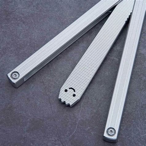 Squid Industries Squiddy-AL Butterfly Knife Balisong Trainer Clone – Winged Edge Butterfly ...