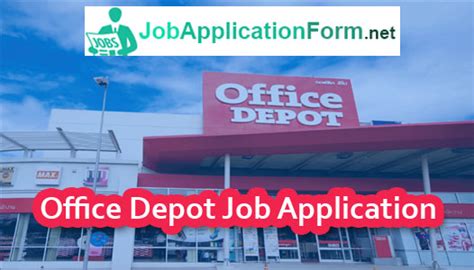 Office-Depot-Job-Application-Form | Careers & Job Applications 2023 ...