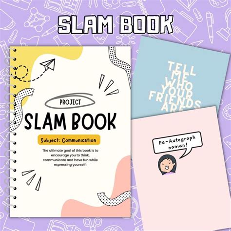 SLAM BOOK / AUTOGRAPH BOOK / SLUMBOOK | Lazada PH