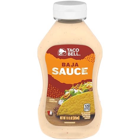 Buy Taco Bell Baja Sauce, 11 Ounce Bottle NEW FLAVOR Taco Sauce - PACK ...