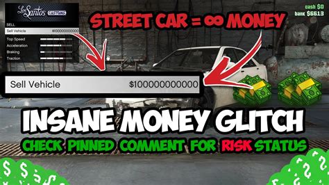 GTA 5 Online Money Glitch, Sell Any Street Car for Millions - YouTube