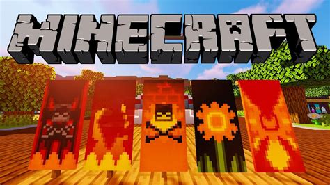 THE BEST FIRE BANNER DESIGNS IN MINECRAFT! - YouTube