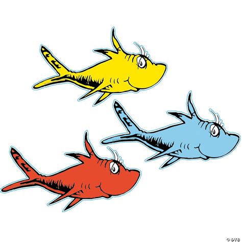 Dr. Seuss™ Fish Bulletin Board Accents - 36 Pc. | Oriental Trading