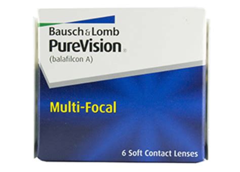 PureVision Multifocal 6 Pack Monthly Disposable Contact Lenses ...