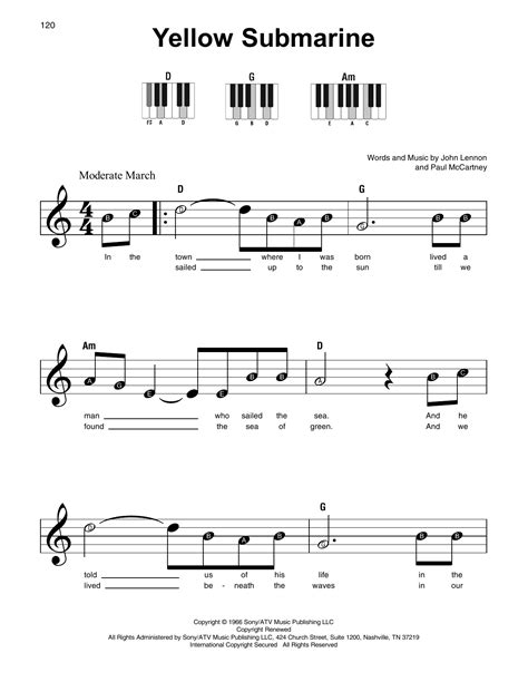 Yellow Submarine | Sheet Music Direct