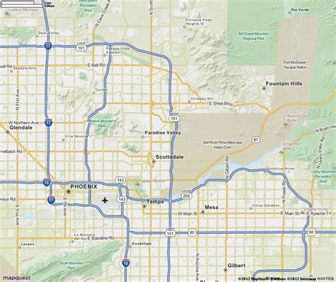 Truck Route Maps And Driving Directions in United States | MapQuest | Scottsdale, Driving ...