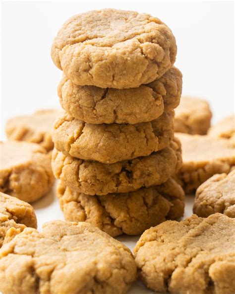 No Flour Peanut Butter Cookies With 4 Ingredients - Brooklyn Farm Girl