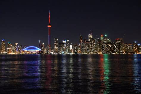 Night Toronto. stock photo. Image of downtown, captured - 49923962