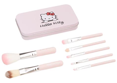 Hello Kitty Brush Set Makeup Foundation Powder Eyeshadow Pink Kit Cosmetic New | eBay