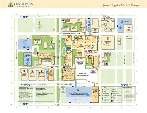 a campus map. - The Johns Hopkins Institute for Clinical and ...