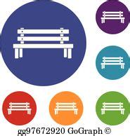900+ Wooden Bench Icons Set Clip Art | Royalty Free - GoGraph