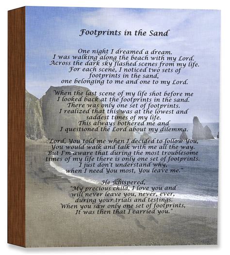 Footprints in the Sand - Canvas on Birch - Darby Creek Trading – Canvas Art Plus