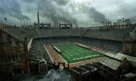 stadium, Concept Art, Video Games, Smoke, Philadelphia, Industrial ...