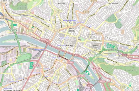 Rouen Map France Latitude & Longitude: Free Maps