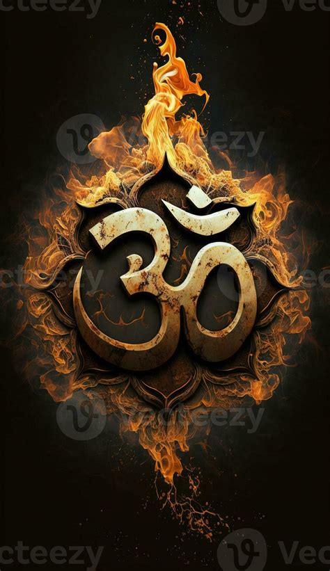 om symbol hindu images Beautiful artwork Generative AI 21924754 Stock ...