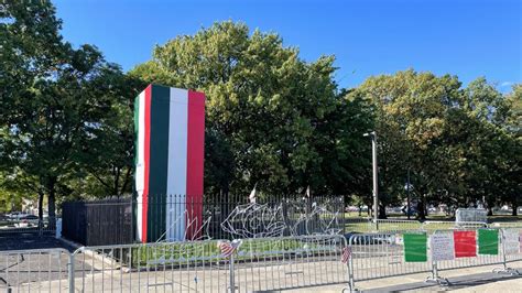 Philadelphia paints Columbus statue box with Italian flag, renewing ...