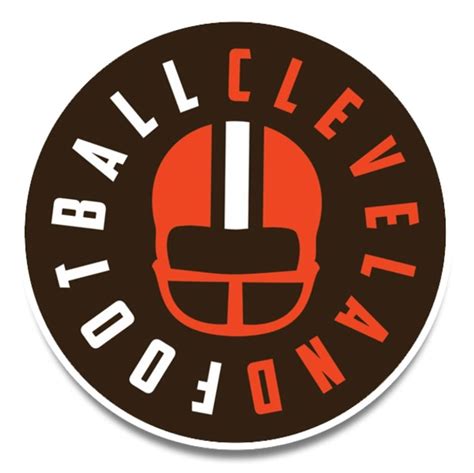 Cleveland Browns Football Helmet Round Sticker - Etsy