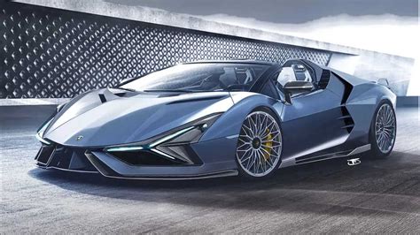 Lamborghini Aventador Successor Rendering Imagines A Roadster Flagship - Pedfire