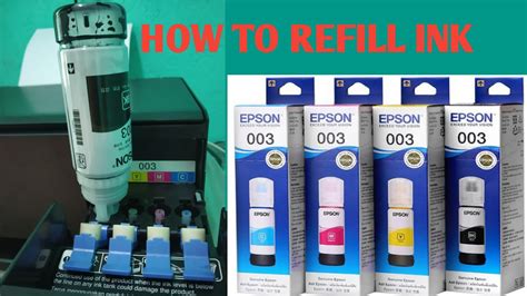 HOW TO REFILL INK EPSON 003 | informacionpublica.svet.gob.gt