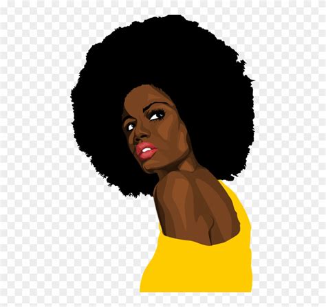 African Americans Black Woman Female Art - Black Woman Afro Clipart ...