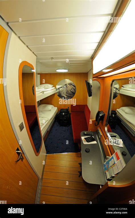 Cabin on Harwich - Hoek van Holland ferry Stock Photo - Alamy