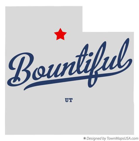 Map of Bountiful, UT, Utah