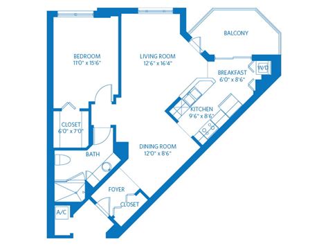 1-BR Da Vinci Floor Plan | Vi at Aventura