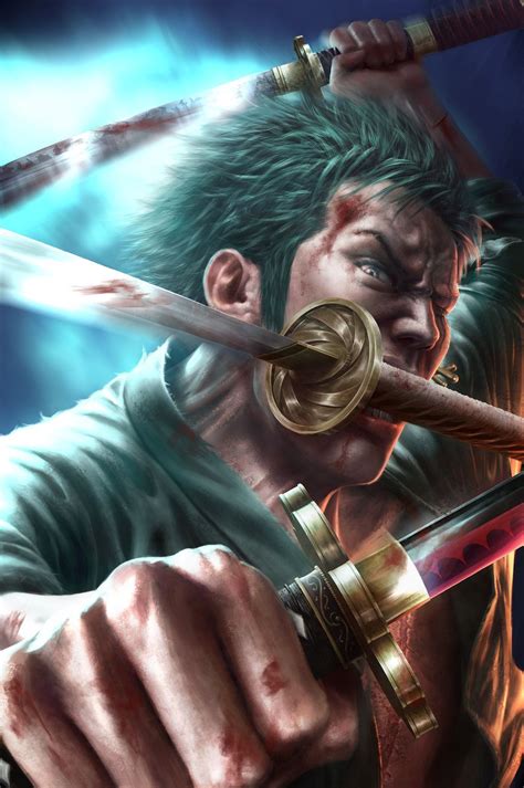 Roronoa Zoro by RealNam.deviantart.com on @deviantART | Digital wizardry | Personagens de anime ...