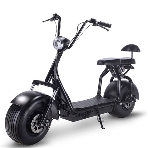 MotoTec Knockout Electric Scooter Adult Urban Cruiser Double Seat Hog ...