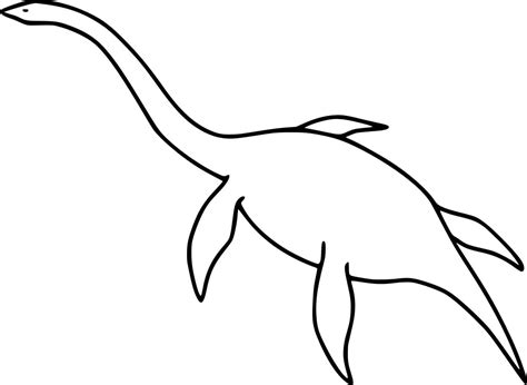 Easy Drawing Plesiosaurus Dinosaur Coloring Page Free Printable | Porn Sex Picture