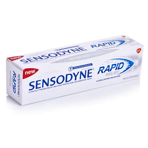 Sensodyne Rapid Relief Whitening 75ml | Wilko