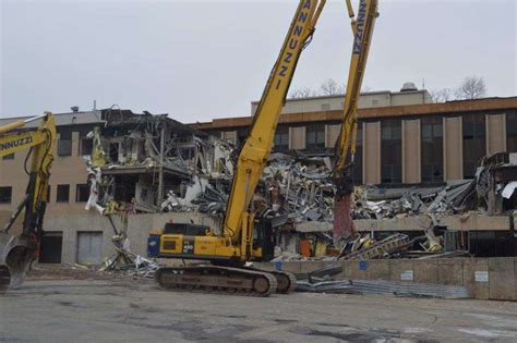 Former hospital demolition begins – Times News Online