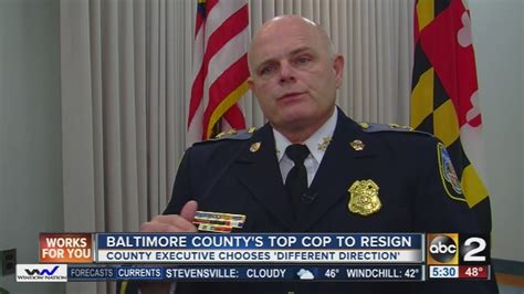 Baltimore County Police Chief James Johnson to retire January 31 - YouTube