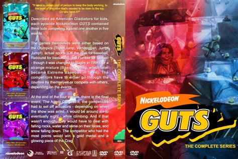Nickelodeon GUTS: The Complete Series R1 Custom DVD Cover - DVDcover.Com