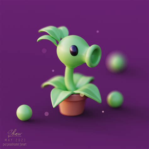 ArtStation - Pvz Peashooter Fanart