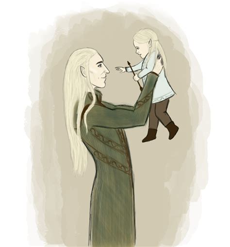 Thranduil and baby Legolas by ZauberiN1313.deviantart.com on @deviantART Art All The Way ...
