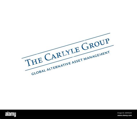 The Carlyle Group, rotated logo, white background Stock Photo - Alamy