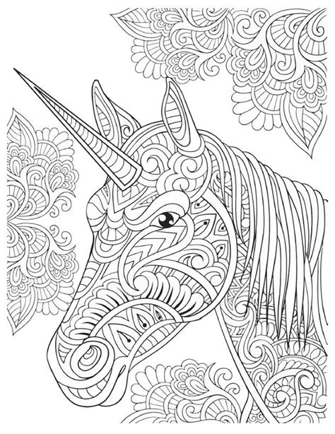 Unicorn Mandala Coloring Page 2 (Instant Download) - Etsy