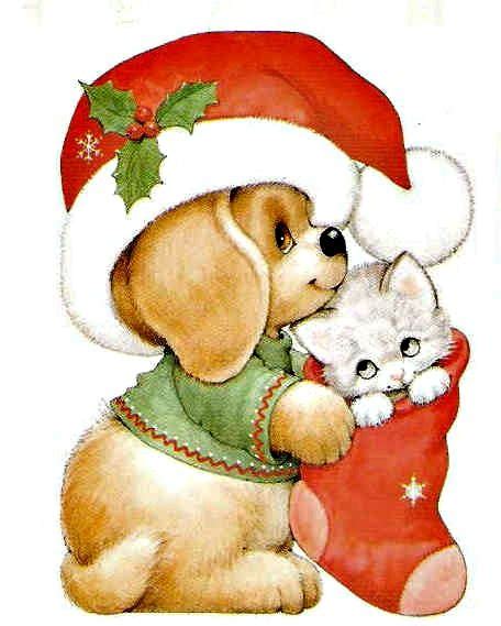 Merry Christmas to you and to yours | Christmas animals, Cute animal clipart, Christmas cats