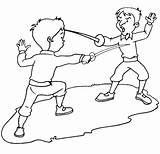 Fencing Coloring Pages Printable For Free Download sketch template