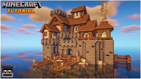 Minecraft Island Fortress Tutorial! - YouTube