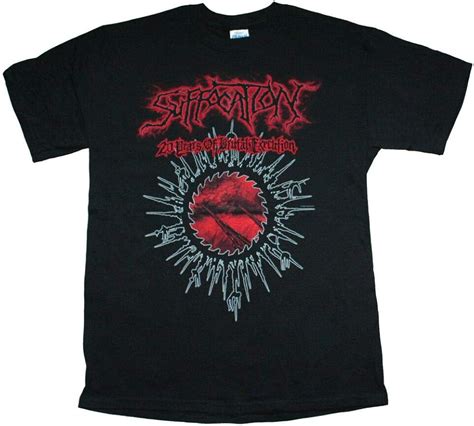 Suffocation Band Merch t-Shirt Death Metal Alternative Fashion M XL: Amazon.es: Ropa y accesorios