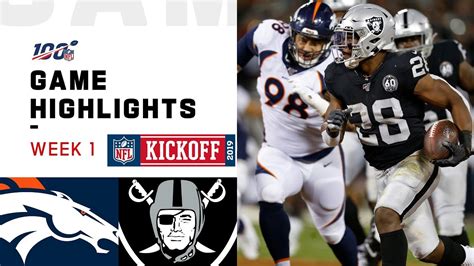 Broncos vs. Raiders Week 1 Highlights | NFL 2019 - YouTube