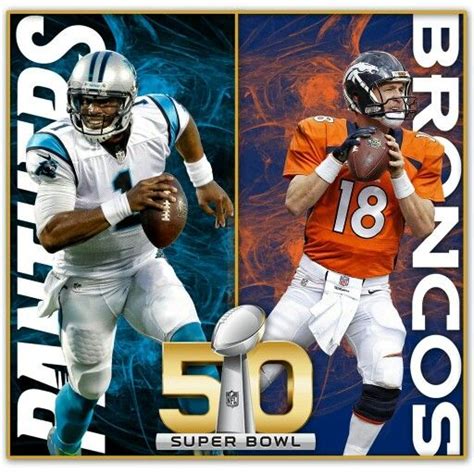 Denver Broncos vs Carolina Panthers Super Bowl 50! | Super bowl, Broncos, Denver broncos football