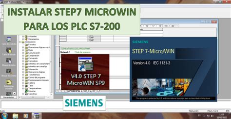 Instalar software Step7 Microwin para los PLC S7-200 de Siemens